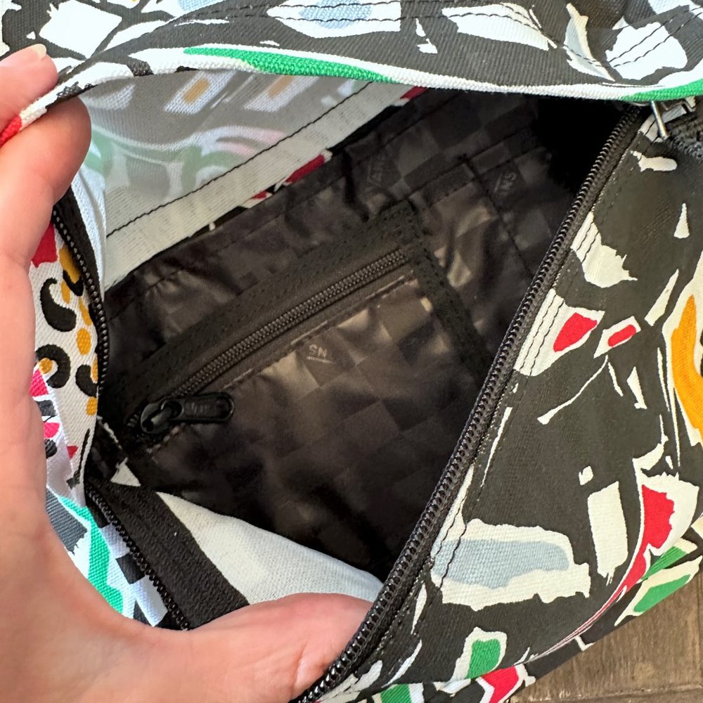 Vans OLD SKOOL Off The Wall Backpack NEW Realm Abstract School Bag … - Picture 2 of 8